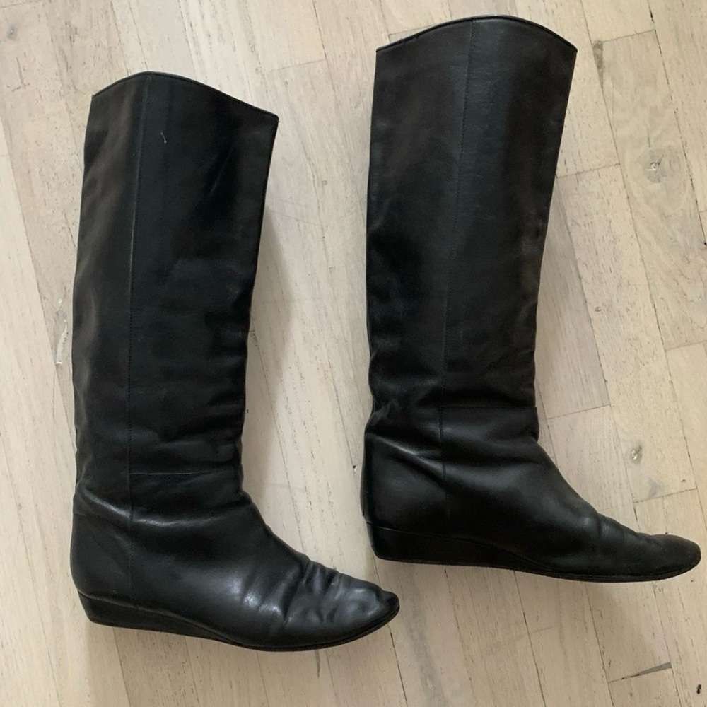 Loeffler Randall Matilde Boots Black Leather